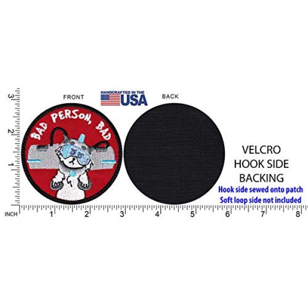 Tactical Patch Works Airsoft Morale Patch 5 Rick And Morty Snuffles Snowball Dog Inspired Art Patch