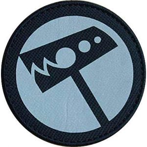 Embroidery Patch Airsoft Morale Patch 1 SCP Foundation Special Containment Procedures Foundation SCP Mobile Task Forces Nu-7 Hammer Down" Military Hook Loop Tactics Morale Reflective Patch