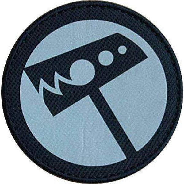 Embroidery Patch Airsoft Morale Patch 1 SCP Foundation Special Containment Procedures Foundation SCP Mobile Task Forces Nu-7 Hammer Down" Military Hook Loop Tactics Morale Reflective Patch