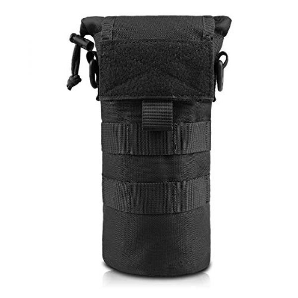 AMYIPO Tactical Pouch 1 AMYIPO Folding Water Bottle Pouch Molle Tactical Holder Storage Bag for 32oz Carrier