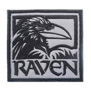 Embroidery Patch Airsoft Morale Patch 1 Raven Military Hook Loop Tactics Morale Embroidered Patch (color2)