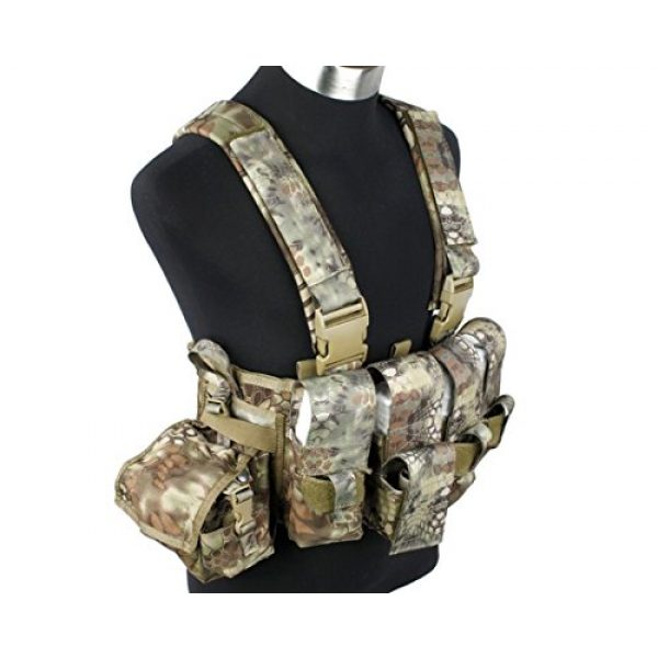 TMC Airsoft Tactical Vest 2 TMC Tactical Military 961A Kryptek MAD Camo Chest Rig for Airsoft Paintball