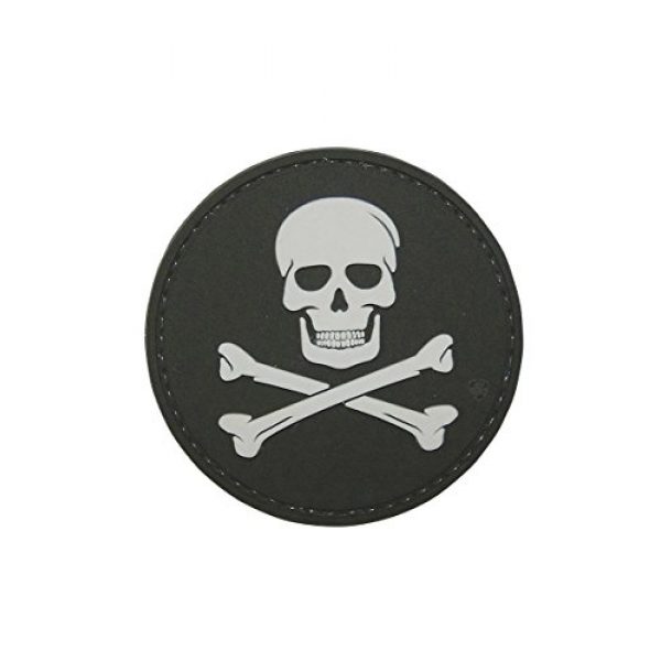 5ive Star Gear Airsoft Morale Patch 1 5ive Star Gear Jolly Roger Morale Patch, Multi-Color, One Size