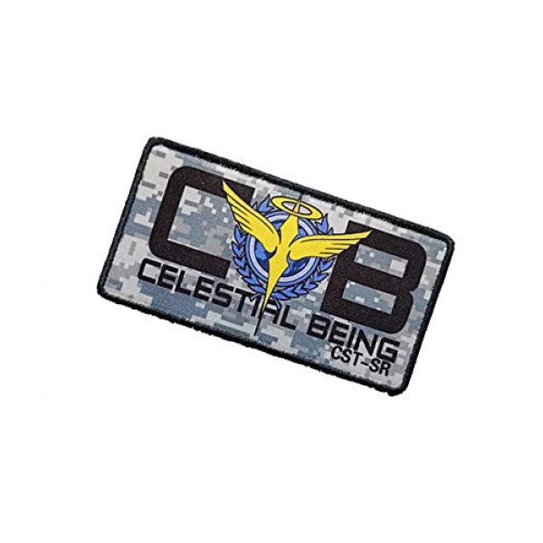 Fine Print Patch Airsoft Morale Patch 3 Mobile Suit Gundam Celestial Being Patch Military Hook Tactics Morale Patch