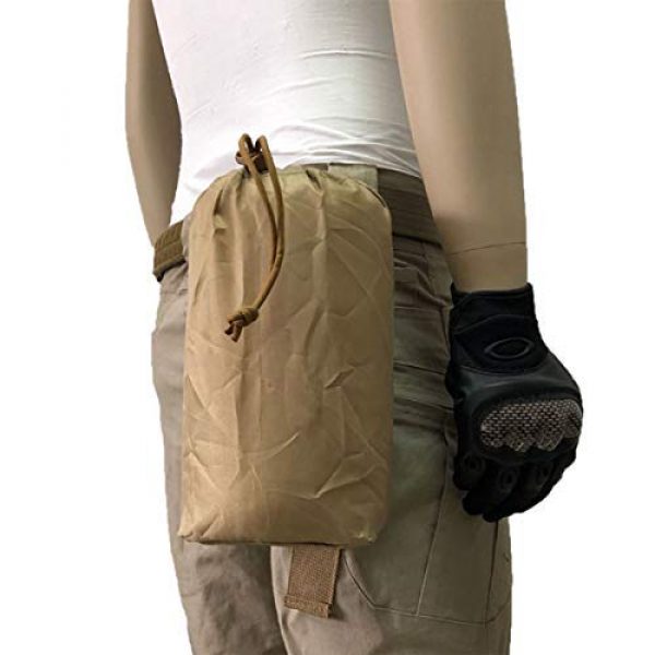 AIWAYING Tactical Pouch 7 AIWAYING Molle Dump Pouch Drawstring Spacious Folding Magazine Bag Military Holster Pack Outdoor Water Bottle Ammo Pouch
