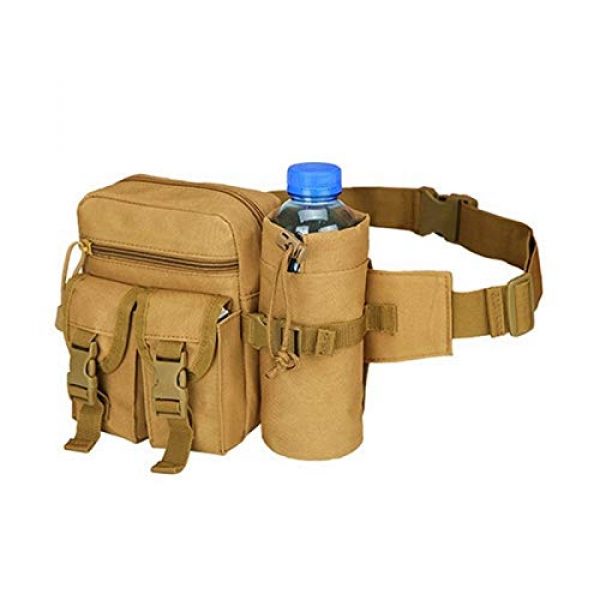 LGL Tactical Pouch 4 Tactical Sling Bag Tactical Belt Bag - Tactical Men Waist Pack Nylon Hiking Water Bottle Phone Pouch Outdoor Sports Army Military Hunting Climbing Camping Belt Bag Tool Pouch Bag Mini Utility Pouch