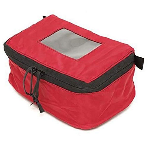 LBX TACTICAL Tactical Pouch 1 LBX TACTICAL 3" Open Window Pouch, Red, Medium