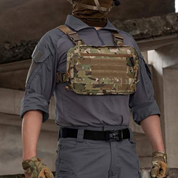 IDOGEAR Tactical Pouch 6 IDOGEAR Tactical Recon Kit Bag Chest Bag Molle Combat Pouch 500D Nylon