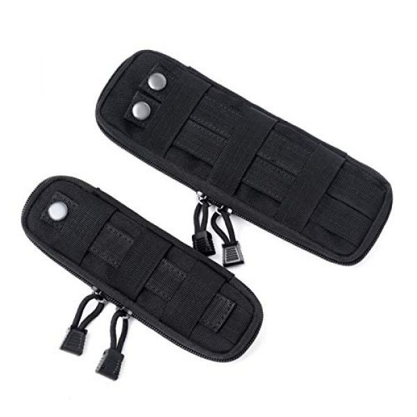 LGL Tactical Pouch 4 Tactical Sling Bag Tactical Pouches - Military Molle Pouch Tactical Knife Pouches Small Waist Bags EDC Tool Hunting Bags Flashlight Holder Case Airsoft Knives Holster Tool Pouch Bag Mini Utility Pouch