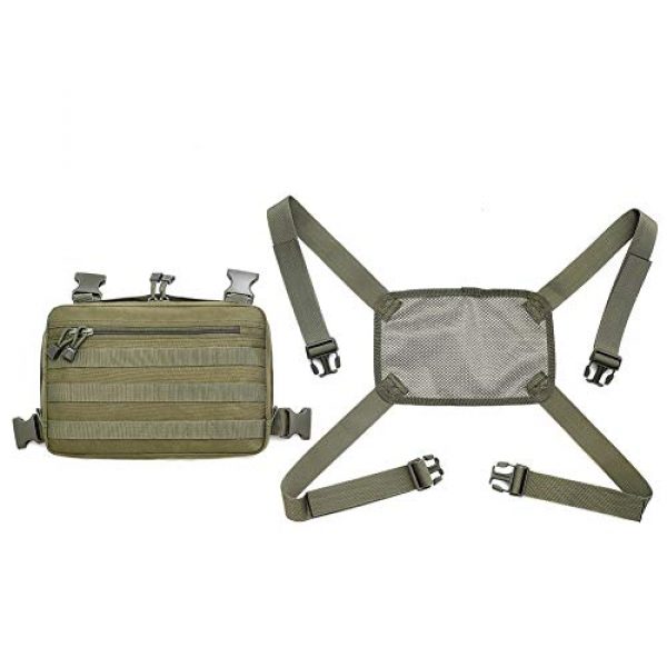 EFINNY Tactical Pouch 4 EFINNY Chest Bag Adjustable Tactical Chest Rig Hip Hop Streetwear Functional Shoulder Bag Waist Packs EDC Molle Vest Pouch