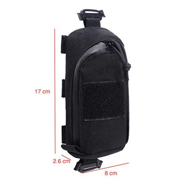 N/K Tactical Pouch 5 N/K Tactical Pouches Molle Grocery Mobile Phone EDC Storage Case EDC Utility Pouch Bags