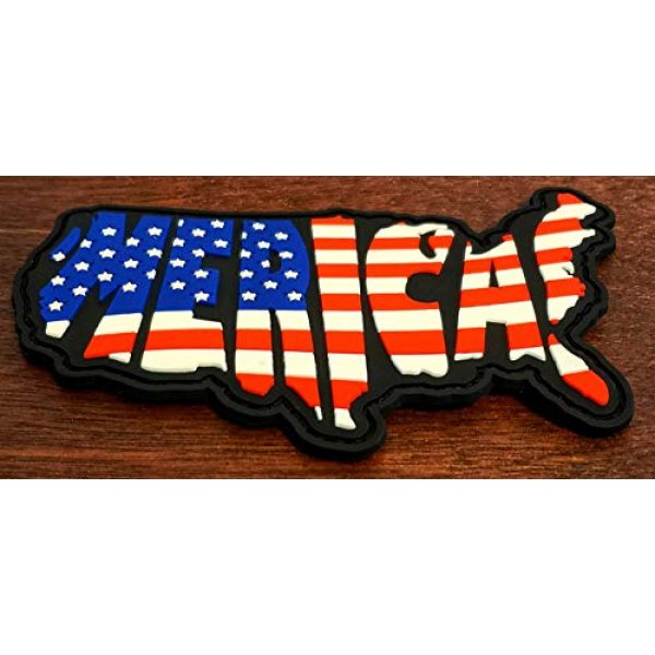 Check Six Patch Works Airsoft Morale Patch 4 'Merica! Morale Patch