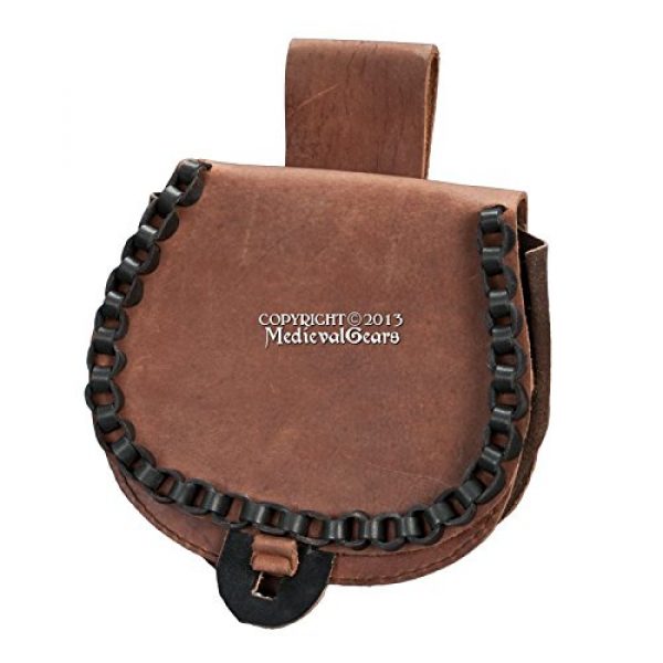 Medieval Gears Tactical Pouch 1 Medieval Gears Brand Wild West Genuine Leather Belt Pouch for Medieval Renaissance Fair SCA LARP BR