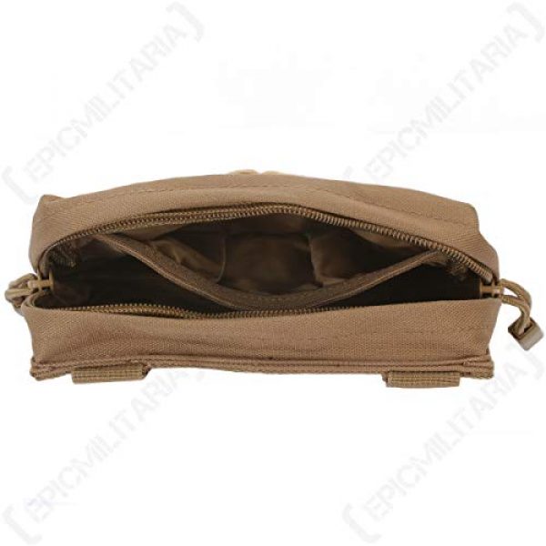 Mil-Tec Tactical Pouch 3 Mil-Tec MOLLE Belt Pouch Small Dark Coyote