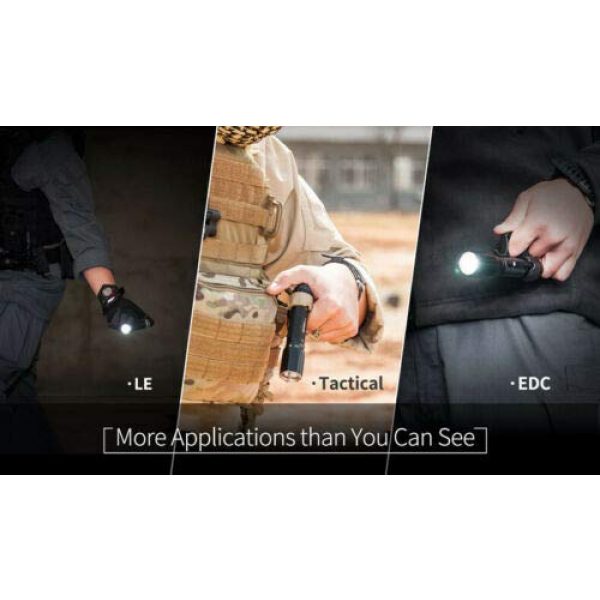 NEXTORCH Tactical Pouch 4 NEXTORCH Tactical Flashlight Holster Multi-Function Finger Ring Clip Holder