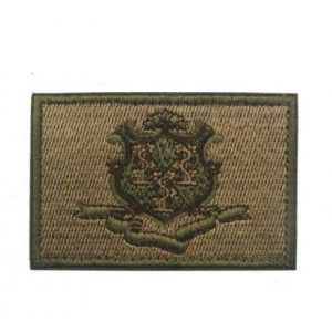 Tactical Embroidery Patch Airsoft Morale Patch 1 State Flag of Connecticut Embroidery Patch Military Tactical Morale Patch Badges Emblem Applique Hook Patches for Clothes Backpack Accessories