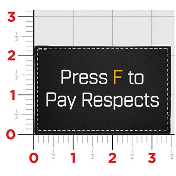 Bitway Tactical Airsoft Morale Patch 3 Bitway Tactical Press F PVC Hook-Backed Morale Patch