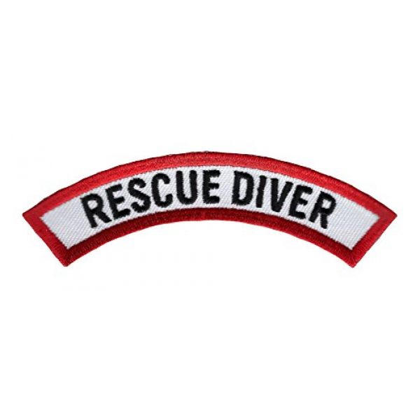 Cypress Collectibles Embroidered Patches Airsoft Morale Patch 1 Rescue Diver Chevron Patch Embroidered Iron On EMT Scuba Diving Emblem Souvenir