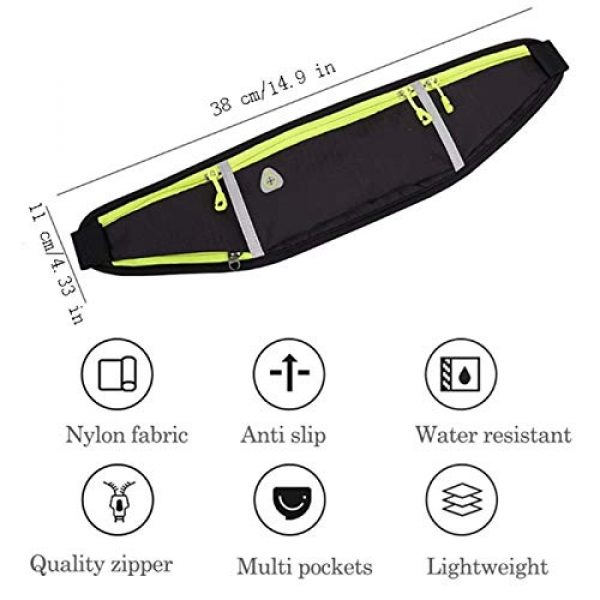 LGL Tactical Pouch 2 Tactical Sling Bag Running Waist Bag - Professional Outdoor Running Bag Mobile Phone Anti-theft Bag Running Belt Waist Bag Waterproof Belt Mens and Womens Fitness Tool Pouch Bag Mini Utility Pouch