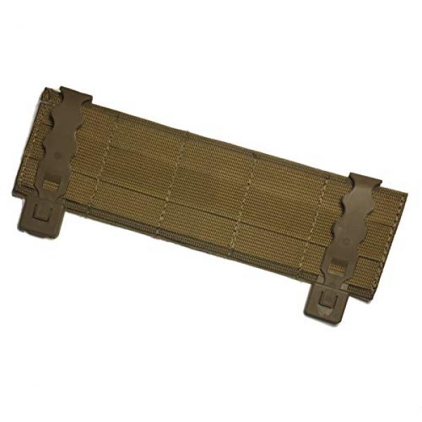 Empire Tactical USA Airsoft Morale Patch 2 Coyote Brown 10"x3" Tactical Military (Hook/Loop) Modular Badge Morale Patch Panel