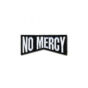 BASTION Airsoft Morale Patch 1 BASTION Morale Patches (No Mercy, BNW) | 3D Embroidered Patches with Hook & Loop Fastener Backing | Well-Made Clean Stitching | Military Patches Ideal for Tactical Bag, Hats & Vest