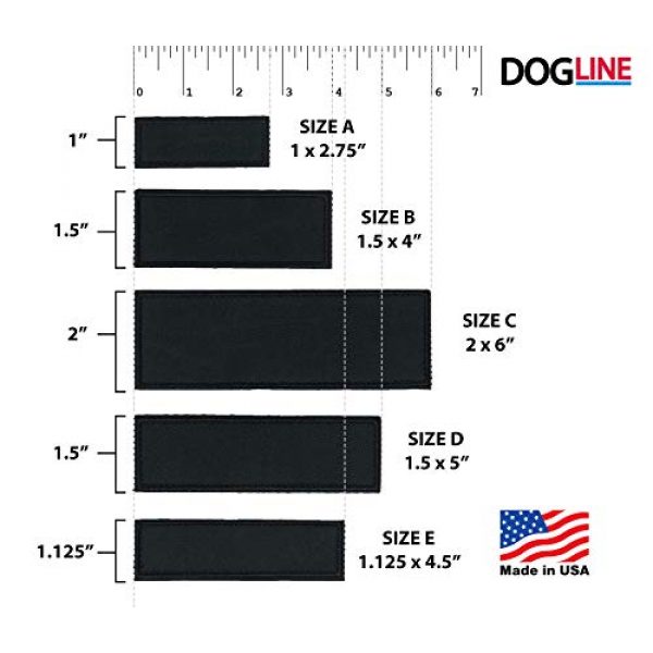 Dogline Airsoft Morale Patch 3 Dogline Custom Patch w/Glitter Letters for Dog Vest, Harness or Collar | Customizable Bling Text | Personalized Patches w/Hook Backing | Name, Agility, Service Dog, ESA