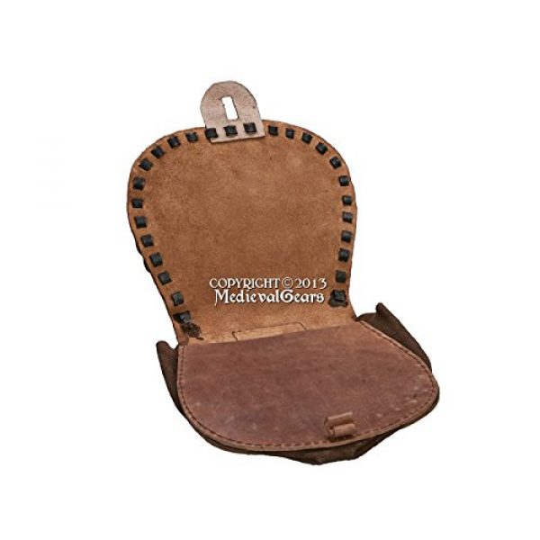 Medieval Gears Tactical Pouch 3 Medieval Gears Brand Wild West Genuine Leather Belt Pouch for Medieval Renaissance Fair SCA LARP BR