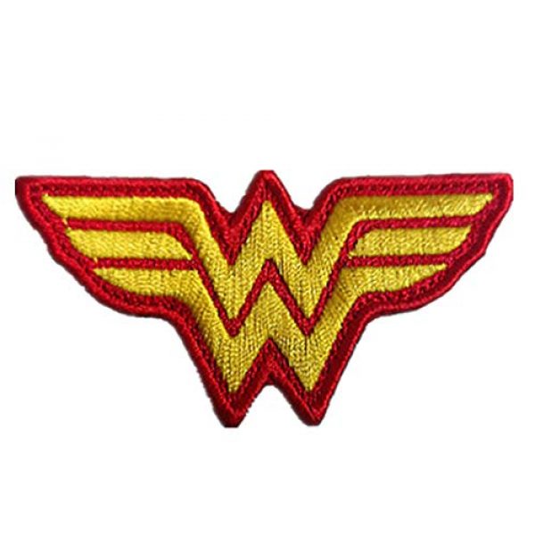 Embroidery Patch Airsoft Morale Patch 1 DC Comics Wonder Woman Superhero Military Hook Loop Tactics Morale Embroidered Patch