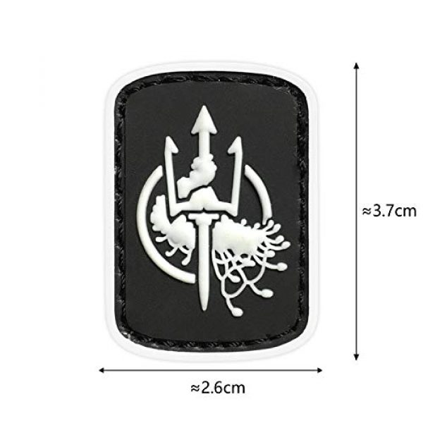 Morton Home Airsoft Morale Patch 2 Morton Home LUDUS Costa Tactical Army Morale PVC Patch (White)