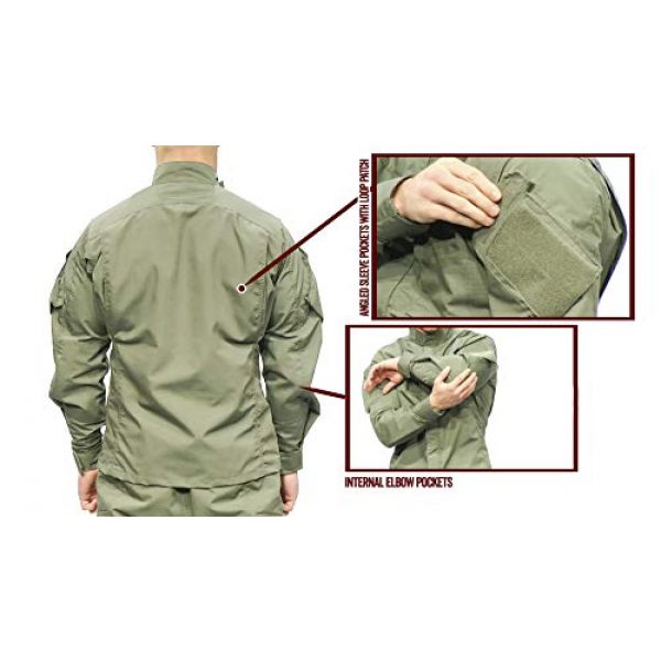 Tru-Spec Tactical Shirt 4 Tru-Spec Shirt, Tru Urban Force P/C R/S, Grey, Medium/Large