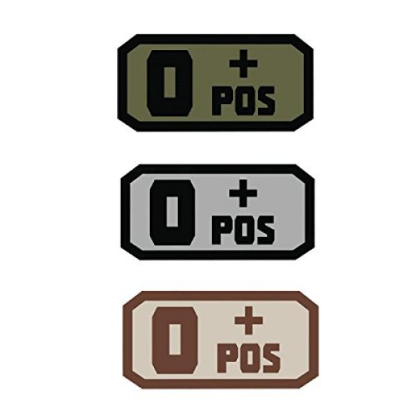 Fox Outdoor Airsoft Morale Patch 1 Fox Outdoor Products O Pos Medical & Morale Patches
