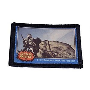 RedheadedTshirts Airsoft Morale Patch 1 Star Wars Stormtrooper Trading Card Morale Patch. 2x3" Hook and Loop Patch. Made in The USA