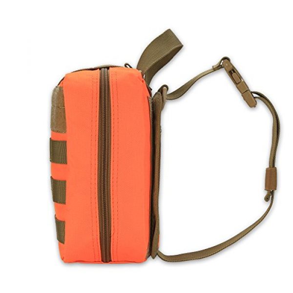 Dioche Tactical Pouch 6 Dioche Outdoor Survival Military First Aid Bag Climbing Emergency Medical Pouch Pack(Orange)