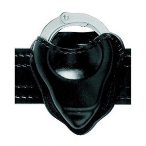 Safariland Tactical Pouch 1 Safariland 090H-18 Handcuff Pouch Open Top for Hinged Handcuffs, Black, Basketweave