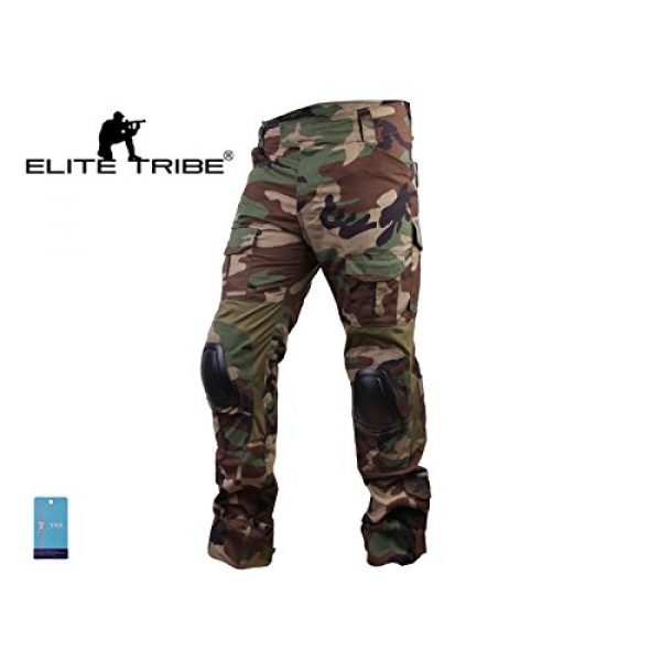 Paintball Equipment Tactical Pant 1 Paintball Equipment Men Airsoft Hunting Combat BDU Pants Gen3 Tactical Pants with Knee Pad Woodland