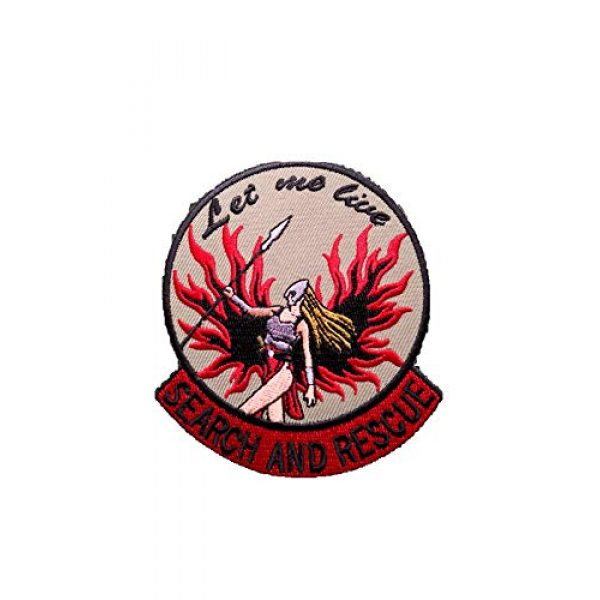 Generic Airsoft Morale Patch 1 Resident Evil Claire Redfield Code Veronica Let me Live Biohazard Cosplay Morale Patch