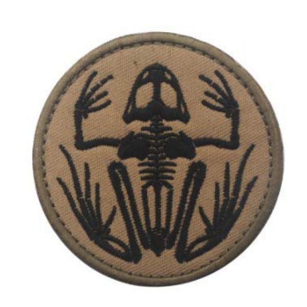 Tactical Embroidery Patch Airsoft Morale Patch 1 Navy Seal Team Skeleton Frog Frogman Tactical Embroidery Patch Hook & Loop Morale Patch Military Patch for Clothing Accessory Backpack Armband