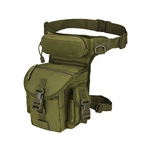 MOOUS Tactical Pouch 1 MOOUS Drop Leg Leg Panel Utility Pouch Bag Thigh Bag Waist Bag Adjustable Straps Multi-Purpose Drop Leg Bag for Cycling Racing Travelling 30x20x15cm