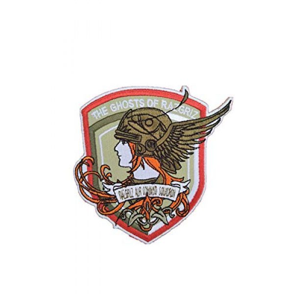 Generic Airsoft Morale Patch 1 Ace Combat 'Ghosts of Razgriz' Military Patch Fabric Embroidered Badges Morale Patch Tactical Stickers for Clothes with Hook & Loop