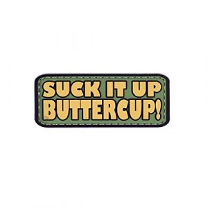 5ive Star Gear Airsoft Morale Patch 1 5ive Star Gear "Buttercup Quote Morale Patch, One Size, Multi-Colored