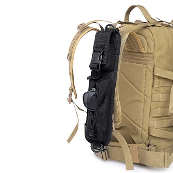 LEIPUPA Tactical Pouch 5 LEIPUPA Backpack Shoulder Strap Accessory Pouch Outdoor Hiking Trekking Molle Bag