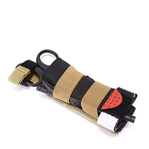 The Mercenary Company Tactical Pouch 2 The Mercenary Company Quick Access Tactical MOLLE Holster for Combat Tourniquet & Trauma Scissors