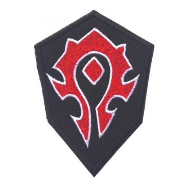 Tactical Embroidery Patch Airsoft Morale Patch 4 Wow Warcraft World Alliance Tribe Tactical Embroidery Patch Hook & Loop Morale Patch Military Patch for Clothing Accessory Backpack Armband (4pcs)