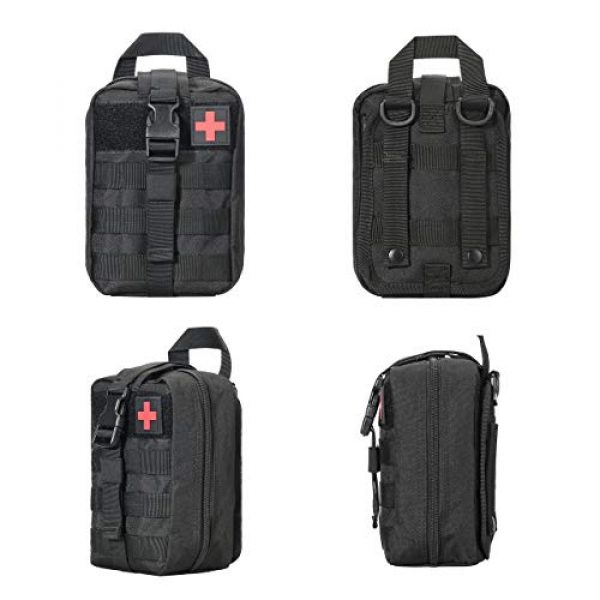 CozyCabin Tactical Pouch 2 CozyCabin Tactical MOLLE Rip-Away EMT Medical First Aid Molle Pouch Blowout Pouch (Bag Only)