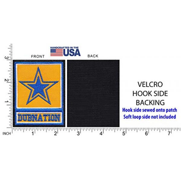 Tactical Patch Works Airsoft Morale Patch 5 Warriors Dubnation Inspired Art Golden State Army Parody Patch
