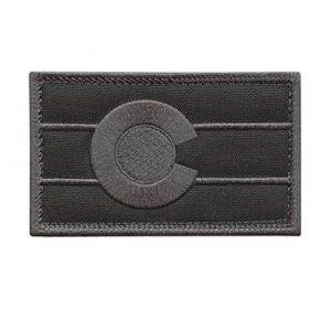 LEGEEON Airsoft Morale Patch 1 LEGEEON Colorado State Flag US Subdued 2x3.25 Army Military Morale Tactical Fastener Patch