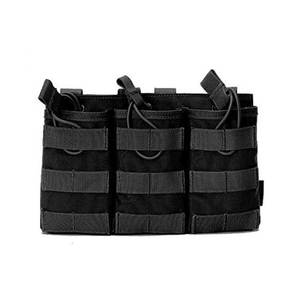 N/M Tactical Pouch 3 N/M Magazine Pouch Open Top Tactical Kangaroo Pouch for M4 M16 AR Magazine