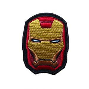 Embroidery Patch Airsoft Morale Patch 1 Marvel Avengers Iron Man Military Hook Tactics Morale Embroidered Patch