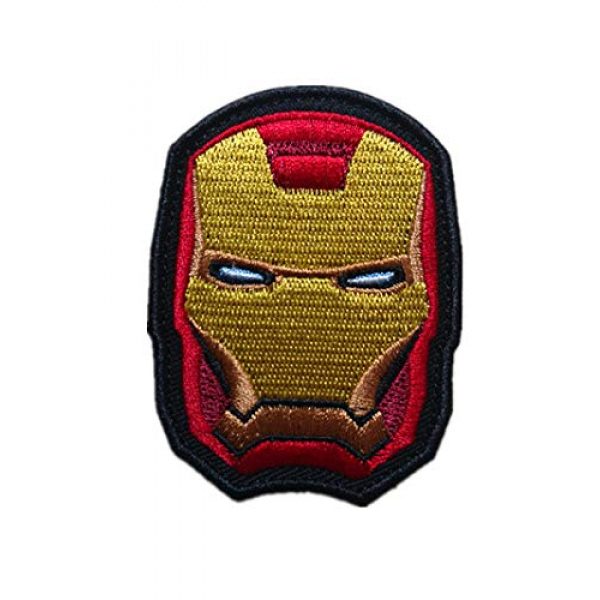 Embroidery Patch Airsoft Morale Patch 1 Marvel Avengers Iron Man Military Hook Tactics Morale Embroidered Patch