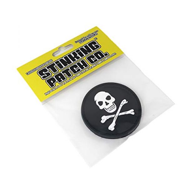 Stinking Patch Co. Airsoft Morale Patch 7 Skull and Crossbones PVC Halloween Tactical Patch | Funny Morale Patch